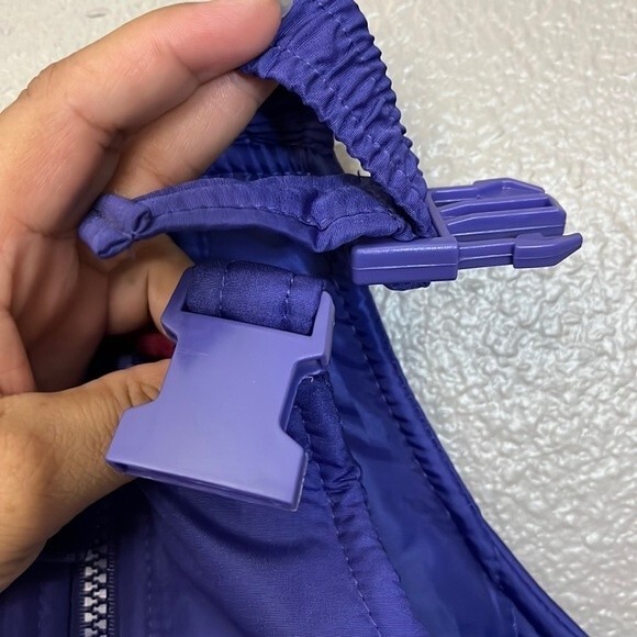 LONDON FOG Baby Classic Snow Bib Ski Snowsuit Purple 12 months NWT - Picture 6 of 11